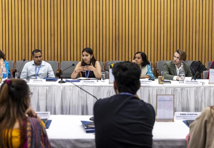 Attendees of the "Women and the Digital Economy" event engaged in a discussion